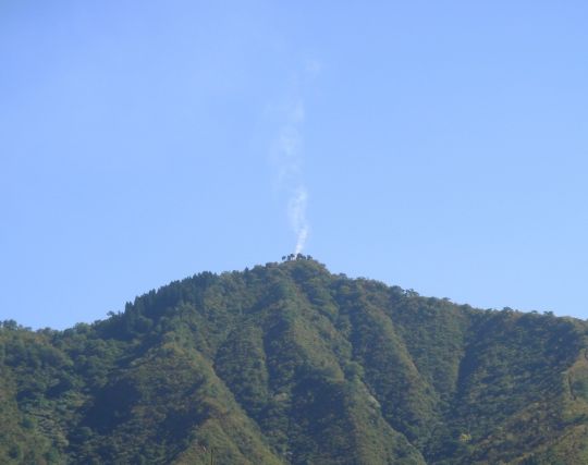 狼煙の煙が印象的な夢