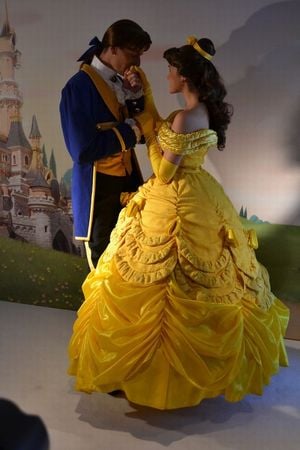 Princess Belle and Prince Adam