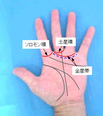 金星帯・ソロモン環・土星環の見方